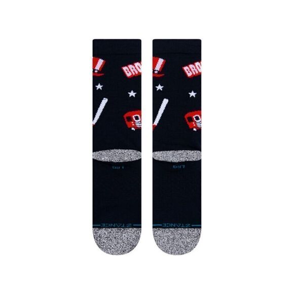 Stance MLB New York Yankees Landmark Crew Socks Navy Red USA Large L Infiknit - Picture 3 of 12